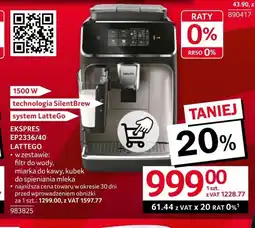 Selgros Ekspres do kawy Philips oferta