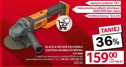 Selgros Szlifierka kątowa Black oferta