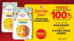 Kaufland Wszystkie makarony marki k-stąd takie dobre oferta