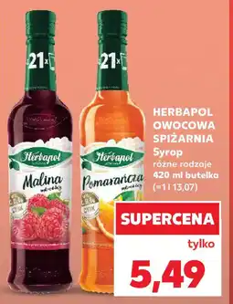 Kaufland Herbapol owocowa spiżarnia syrop oferta