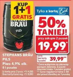 Kaufland Stephans bräu pils piwo 4,9% alk. oferta