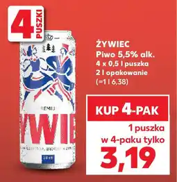 Kaufland Żywiec piwo 5,5% alk. oferta