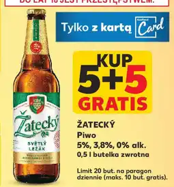 Kaufland Žatecký piwo 5%, 3,8%, 0% alk. oferta