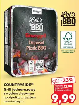 Kaufland Countryside grill jednorazowy oferta