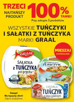 Kaufland Wszystkie tuńczyki i sałatki z tuńczyka marki graal oferta