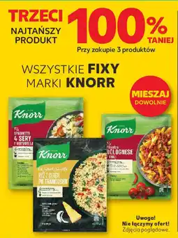 Kaufland Wszystkie fixy marki knorr oferta