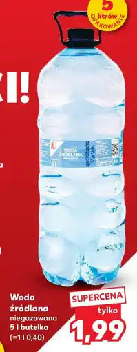 Kaufland Woda źródlana oferta