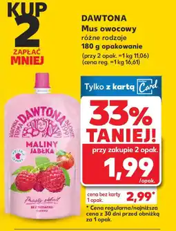 Kaufland Dawtona mus owocowy oferta