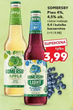 Kaufland Somersby piwo 4%, 4,5% alk. oferta