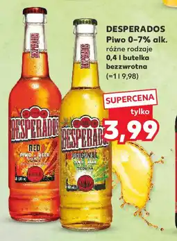 Kaufland Desperados piwo 0-7% alk. oferta