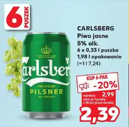 Kaufland Carlsberg piwo jasne 5% alk. oferta