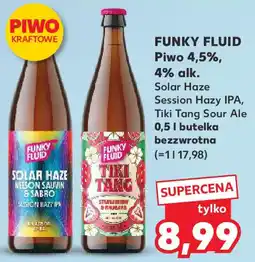Kaufland Funky fluid piwo 4,5%, 4% alk. oferta