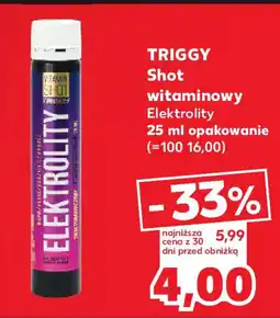 Kaufland Triggy shot witaminowy oferta