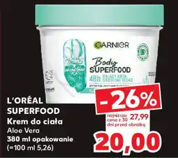 Kaufland L'oréal superfood krem do ciała oferta