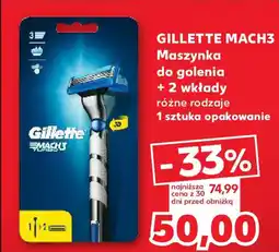 Kaufland Gillette mach3 maszynka do golenia + 2 wkłady oferta