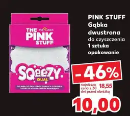 Kaufland Pink stuff gąbka dwustrona oferta
