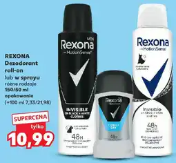 Kaufland Rexona dezodorant roll-on lub w sprayu oferta