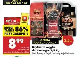 Biedronka Brykiet wegla drzewnego My Deer oferta