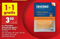 Biedronka Ser maasdamer holenderski Światowid oferta