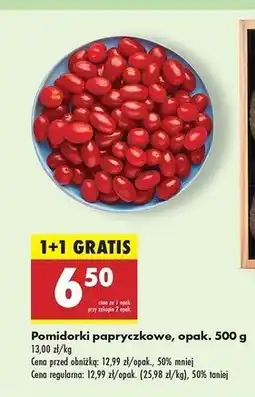 Biedronka Pomidory papryczkowe czerwone oferta