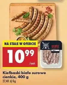 Biedronka Kiełbaski białe surowe Czas Na Grill oferta