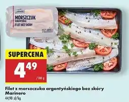 Biedronka Morszczuk argentyński filet bez skóry Marinero oferta