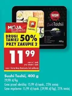 Biedronka Sushi toshii 4You oferta