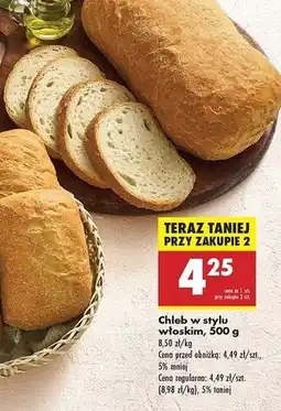 Biedronka Chleb włoski oferta