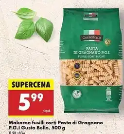 Biedronka Makaron di gragnano fusilloni Gustobello oferta