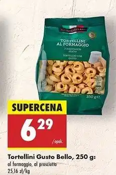 Biedronka Tortelloni z szynką prosciutto crudo Gustobello oferta