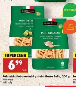 Biedronka Mini grissini z sezamem Gustobello oferta