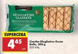 Biedronka Ciastka sfogliatine glassate Gustobello oferta