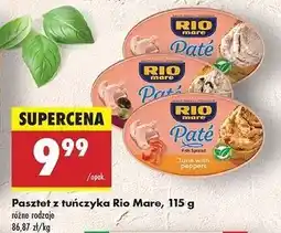 Biedronka Pasztet z tuńczyka w oliwie Rio Mare oferta