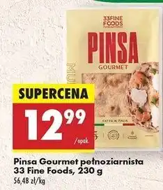 Biedronka Pinsa pełnoziarnista 33 Fine Foods oferta