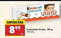 Biedronka Czekoladki Kinder Chocolate oferta