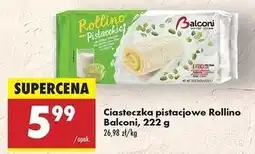Biedronka Ciastka rollino pistacja Balconi oferta