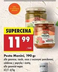 Biedronka Pesto al genovese vegan Monini oferta