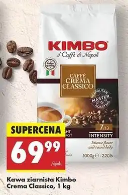 Biedronka Kawa Kimbo Caffe Crema Classico oferta