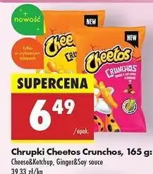 Biedronka Chrupki cheese & ketchup Cheetos Crunchos oferta