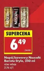 Biedronka Kawa cappuccino Nescafe Barista Style oferta