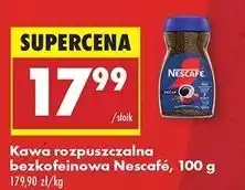 Biedronka Kawa Nescafe Classic Bezkofeinowa oferta