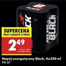 Biedronka Napój energetyczny classic Black Energy oferta