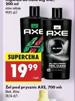 Biedronka Żel pod prysznic Axe Africa oferta