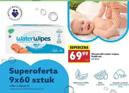 Biedronka Chusteczki nawilżane czystą wodą Waterwipes oferta