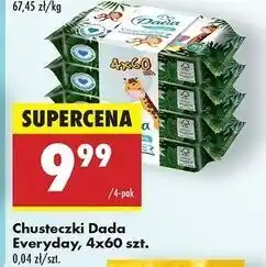 Biedronka Chusteczki rumianek i alantoina Dada Everyday oferta