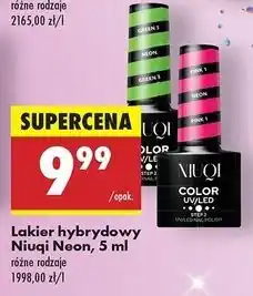 Biedronka Lakier hybrydowy pink 5 Niuqi oferta
