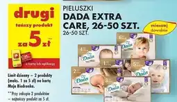 Biedronka Pieluszki dla dzieci junior Dada Extra Care oferta