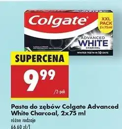 Biedronka Pasta do zębów charcoal Colgate Advanced White oferta
