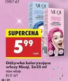 Biedronka Odżywka koloryzująca pink Niuqi oferta