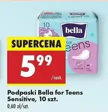 Biedronka Podpaski sensitive Bella For Teens oferta